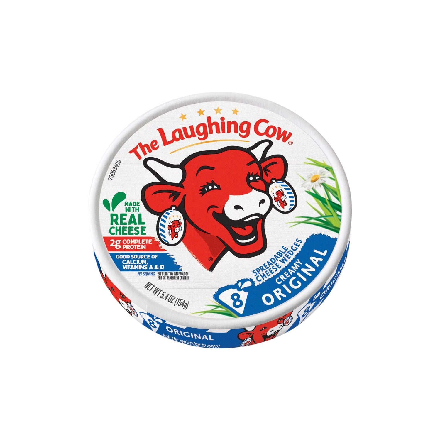 The Laughing Cow Creamy Original Spreadable Cheese Wedges.