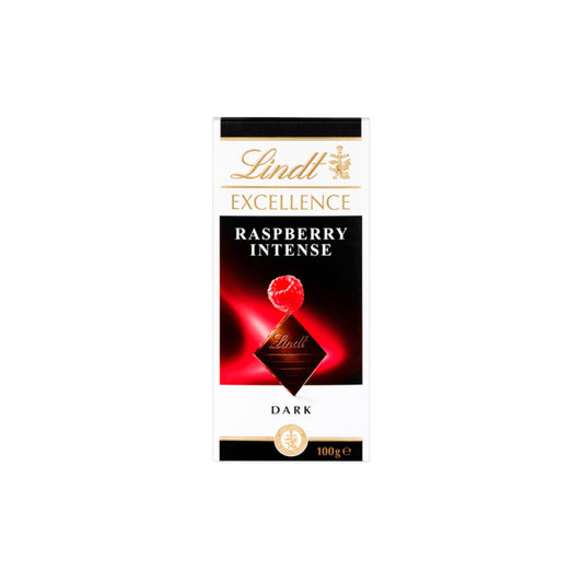 Lindt Excellence Dark Raspberry Intense Bar 100g.