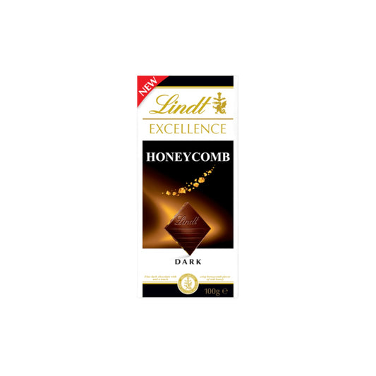 Lindt Excellence Dark Honeycomb Bar 100g.