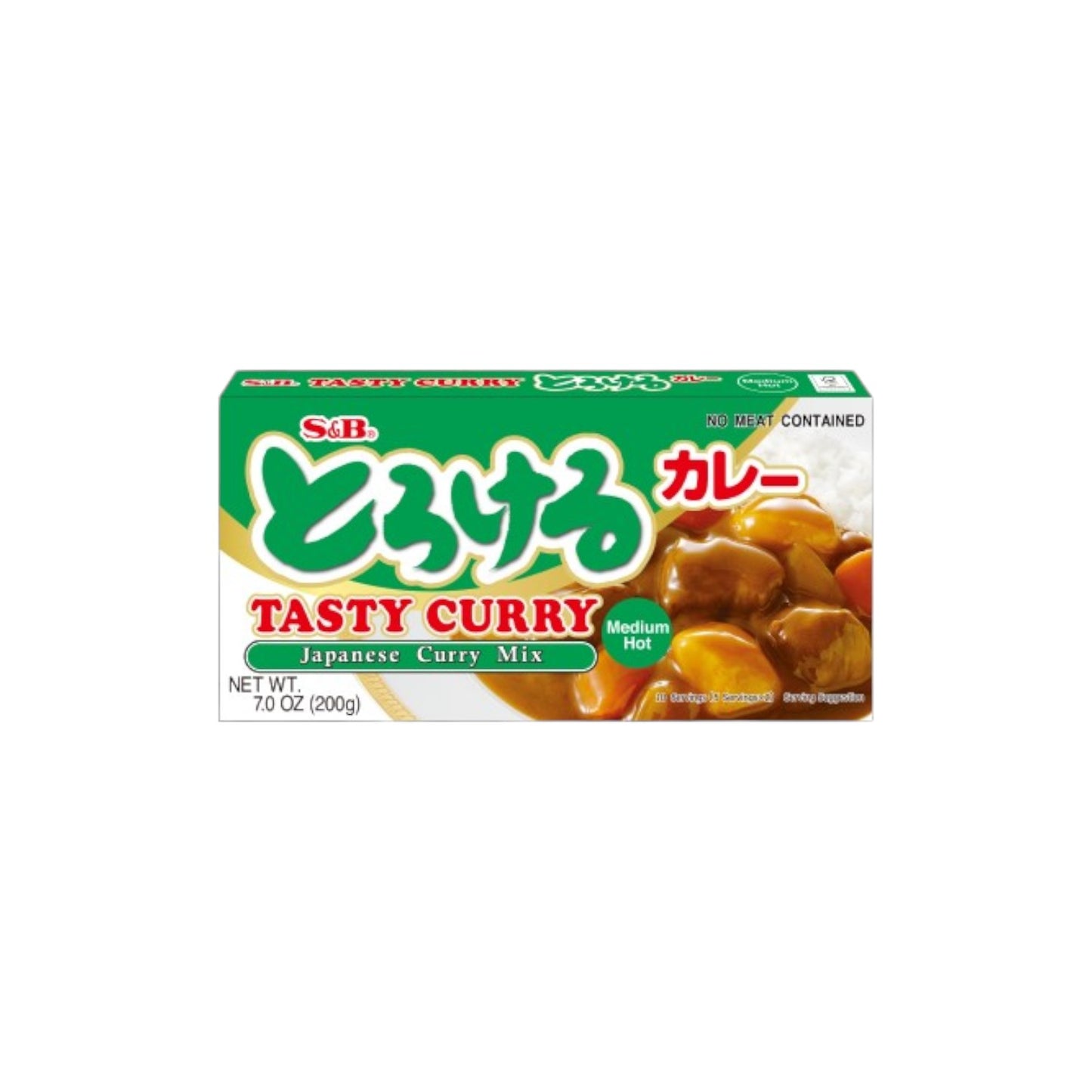 S&B Tasty Curry Mix Medium Hot 200g.