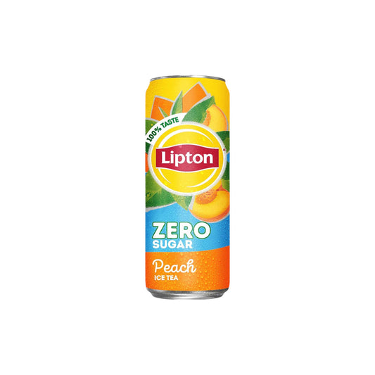 Lipton Peach Ice Tea (zero sugar) 320ml.