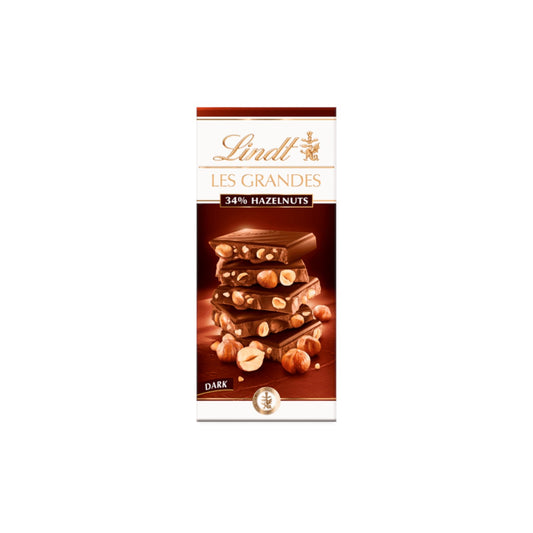 Lindt Les Grandes Dark Hazelnut Bar 150g.