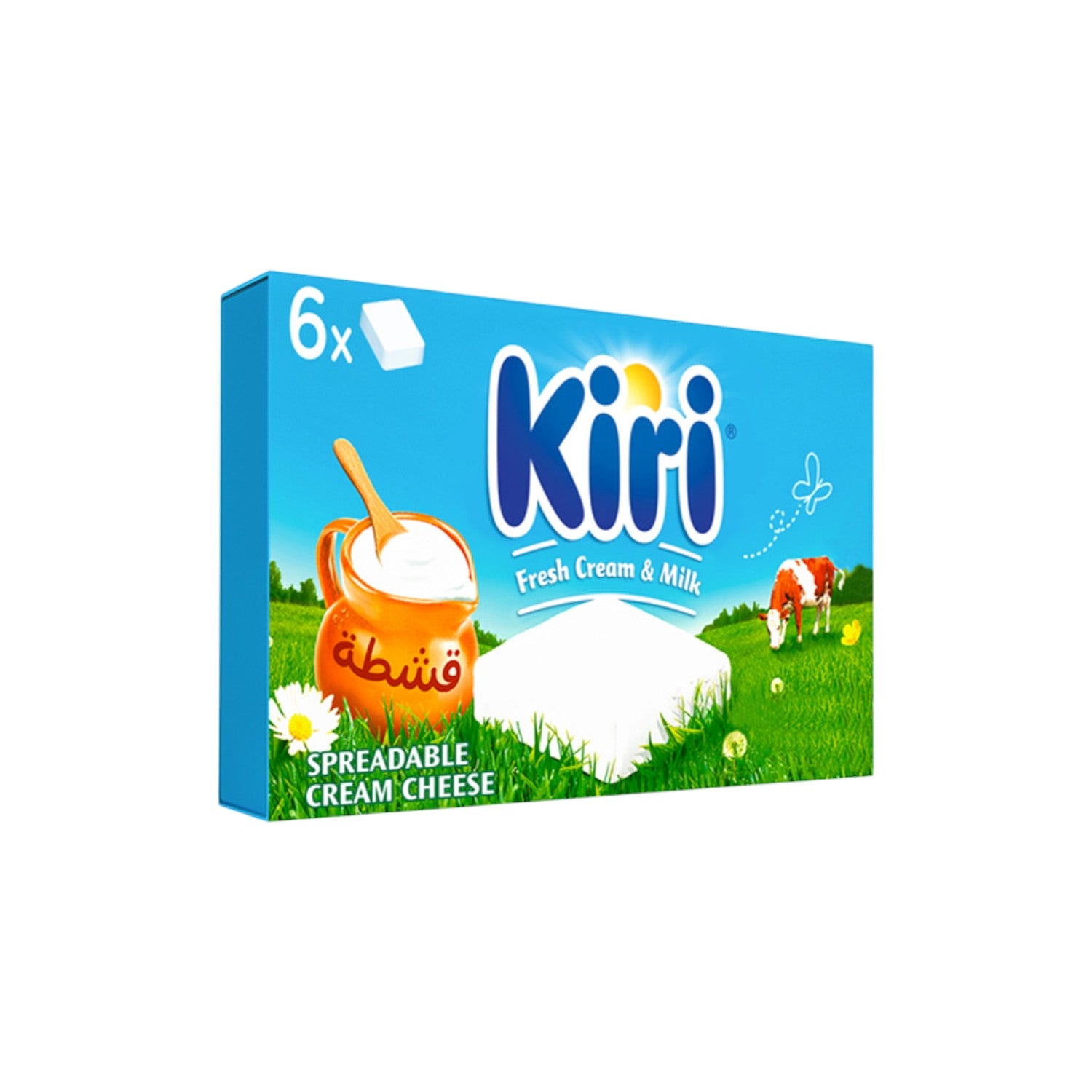 Kiri Spreadable Cream Cheese (6 cubes) 100g