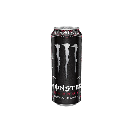 MONSTER Energy Ultra Black Zero Sugar Energy Drink 500ml.