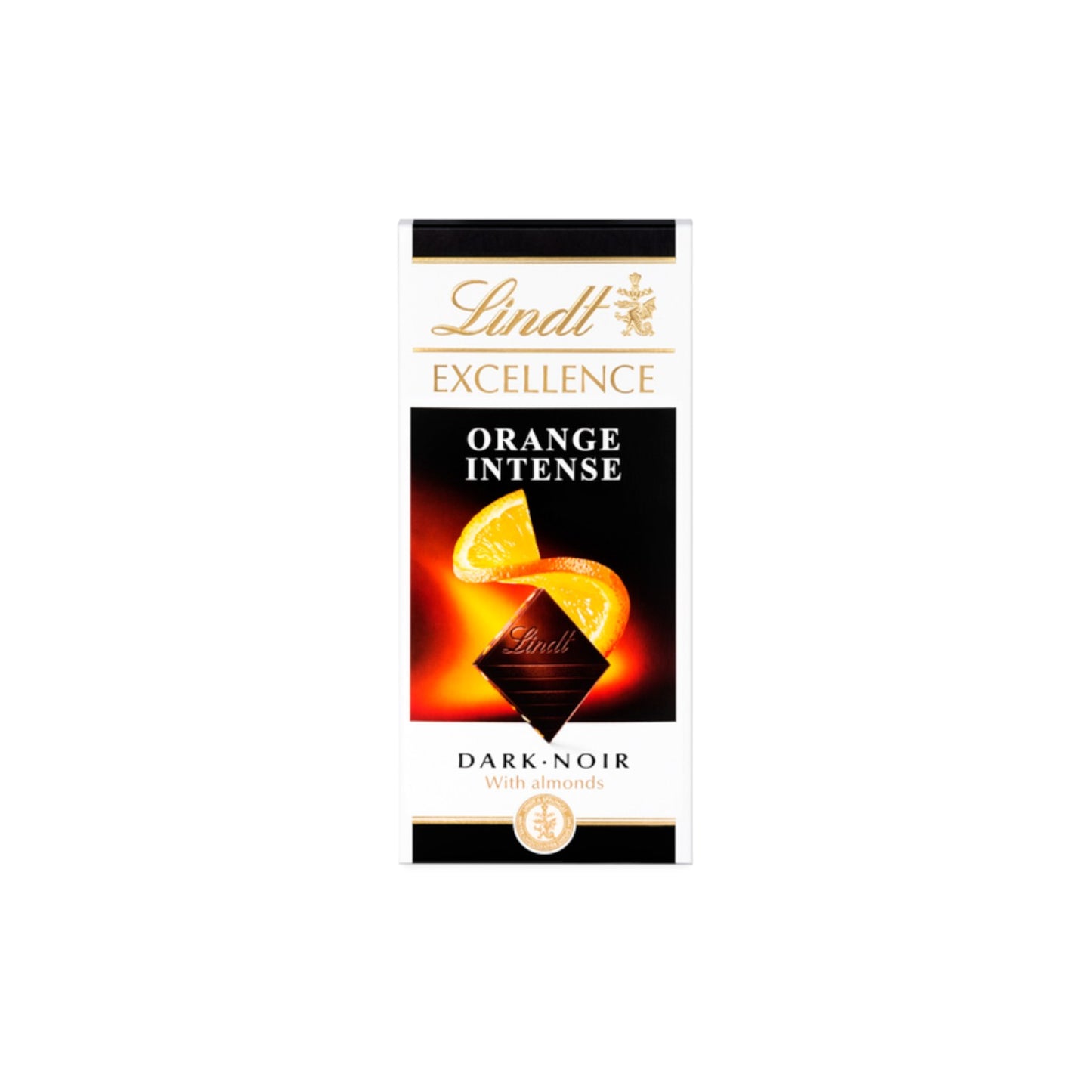 Lindt Excellence Dark Orange Intense Bar 100g.