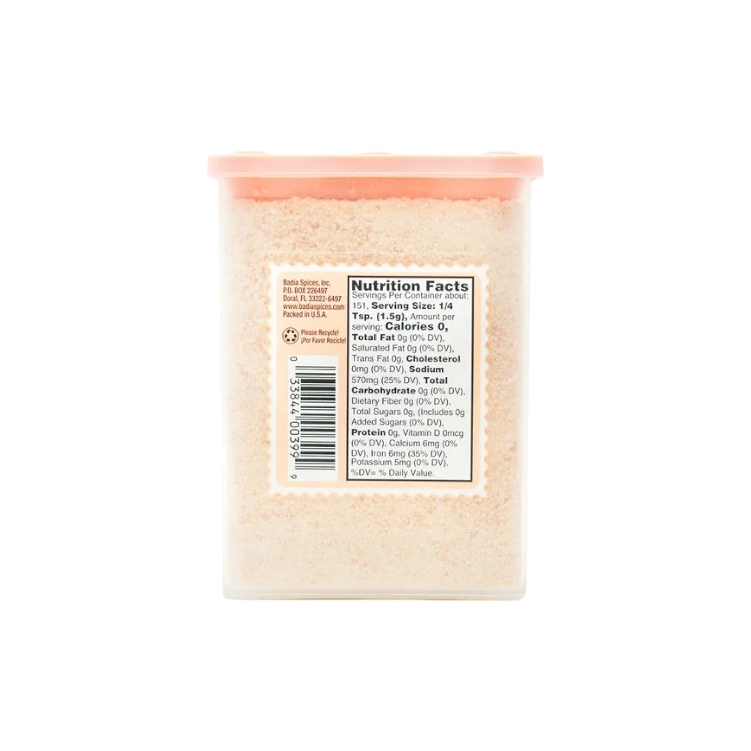 Badia Pink Himalayan Salt 226.8g