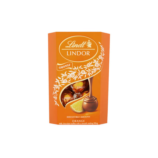 Lindt Lindor Milk Orange Truffles 200g.