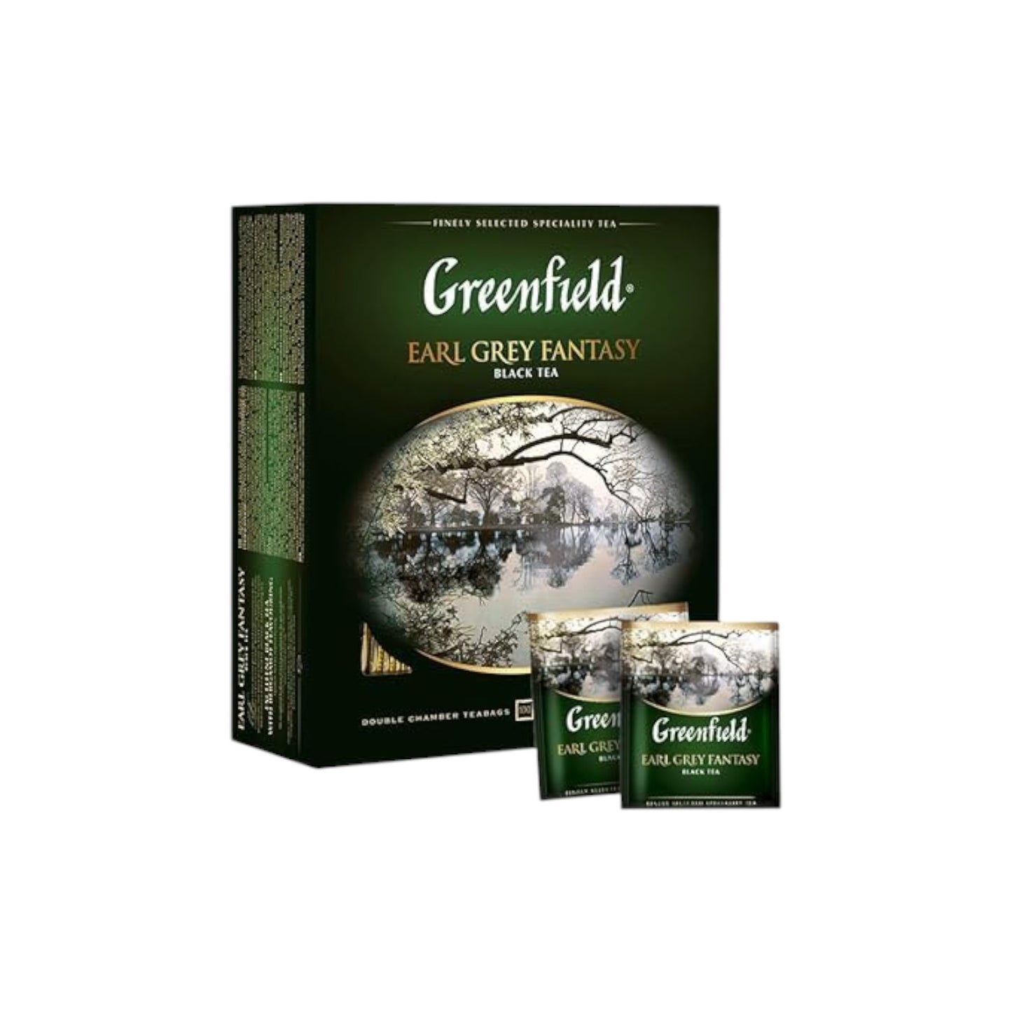 Greenfield Earl Grey Fantasy Black Tea (100 tea bags) 200g