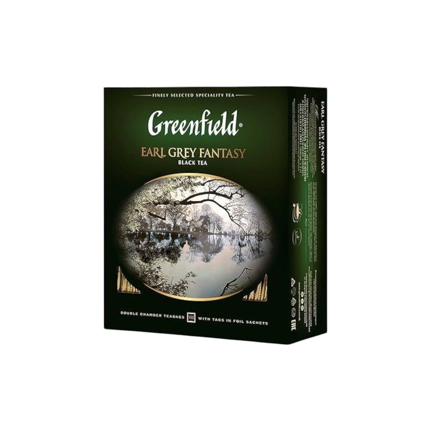 Greenfield Earl Grey Fantasy Black Tea (100 tea bags) 200g