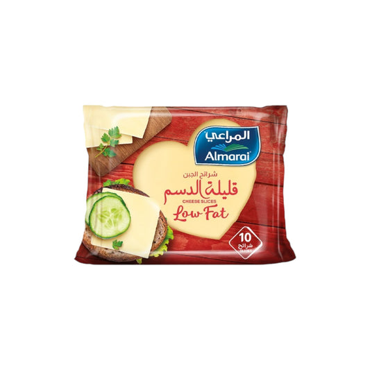 Almarai Cheddar Slices Sandwich Low Fat 200g.(10 slices)