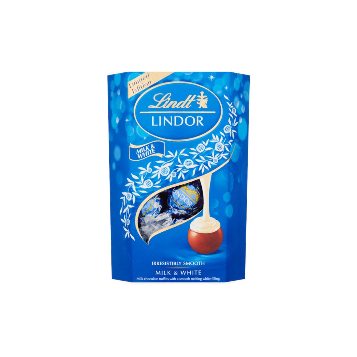 Lindt Lindor Milk & White Truffles 200g. (Limited Edition)