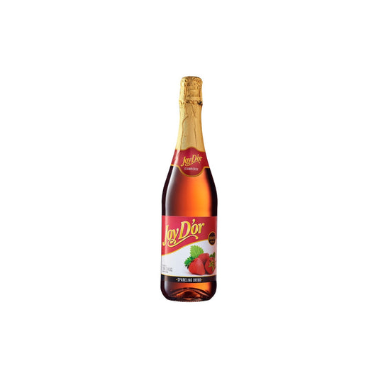 Joy D'or Strawberry Flavored (non alcoholic) Sparkling Drink 750ml.