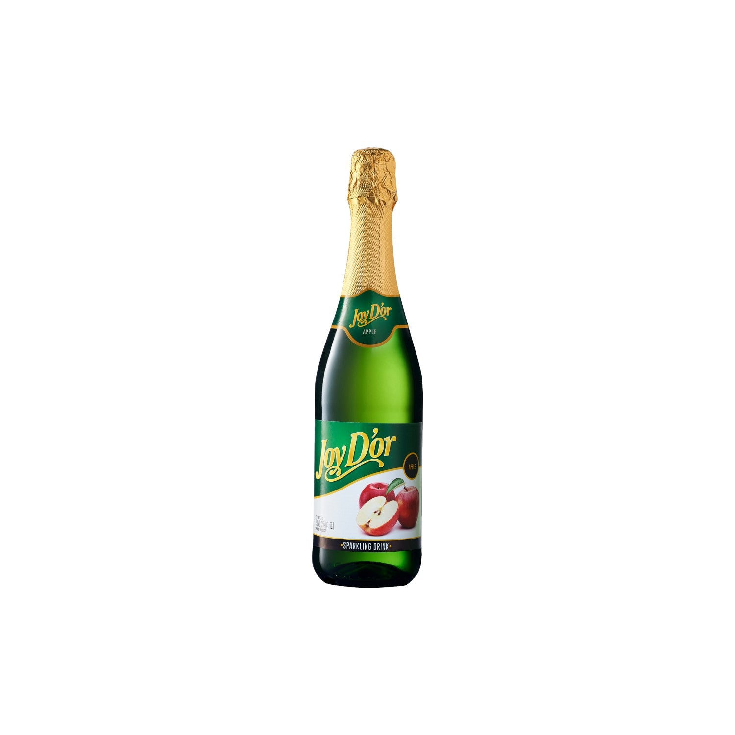 Joy D'or Apple Flavored (non alcoholic) Sparkling Drink 750ml.