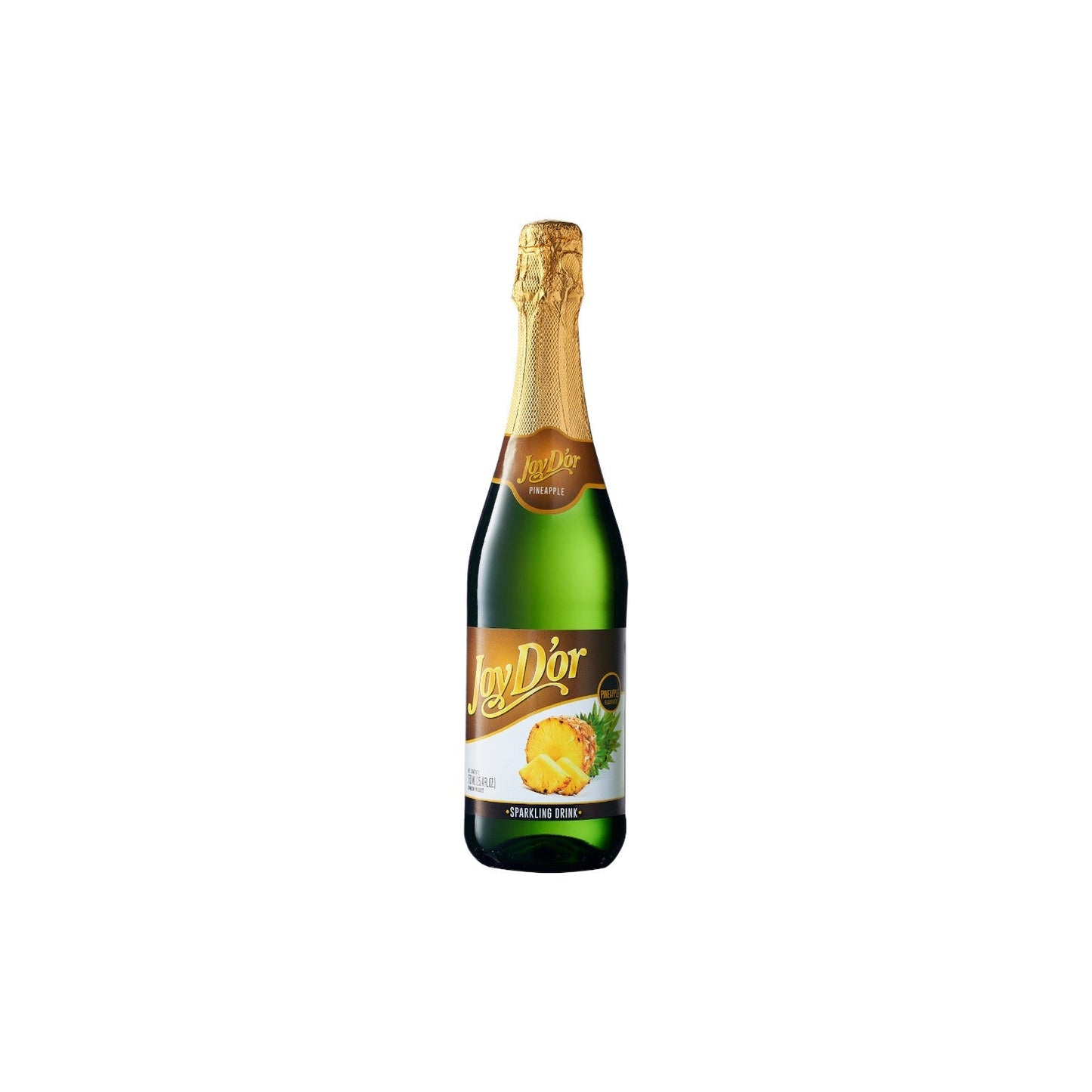 Joy D'or Pineapple Flavored (non alcoholic) Sparkling Drink 750ml.