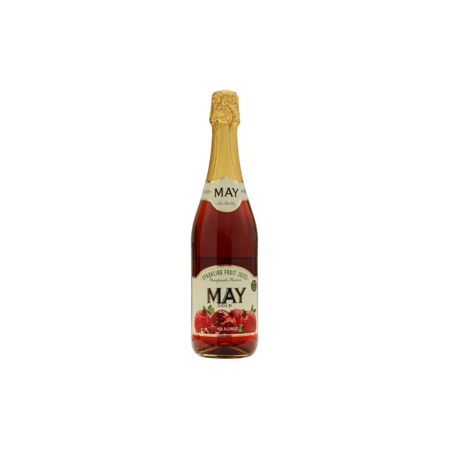 May Pomogranate Flavored (non alcoholic) Sparkling Drink 750ml.