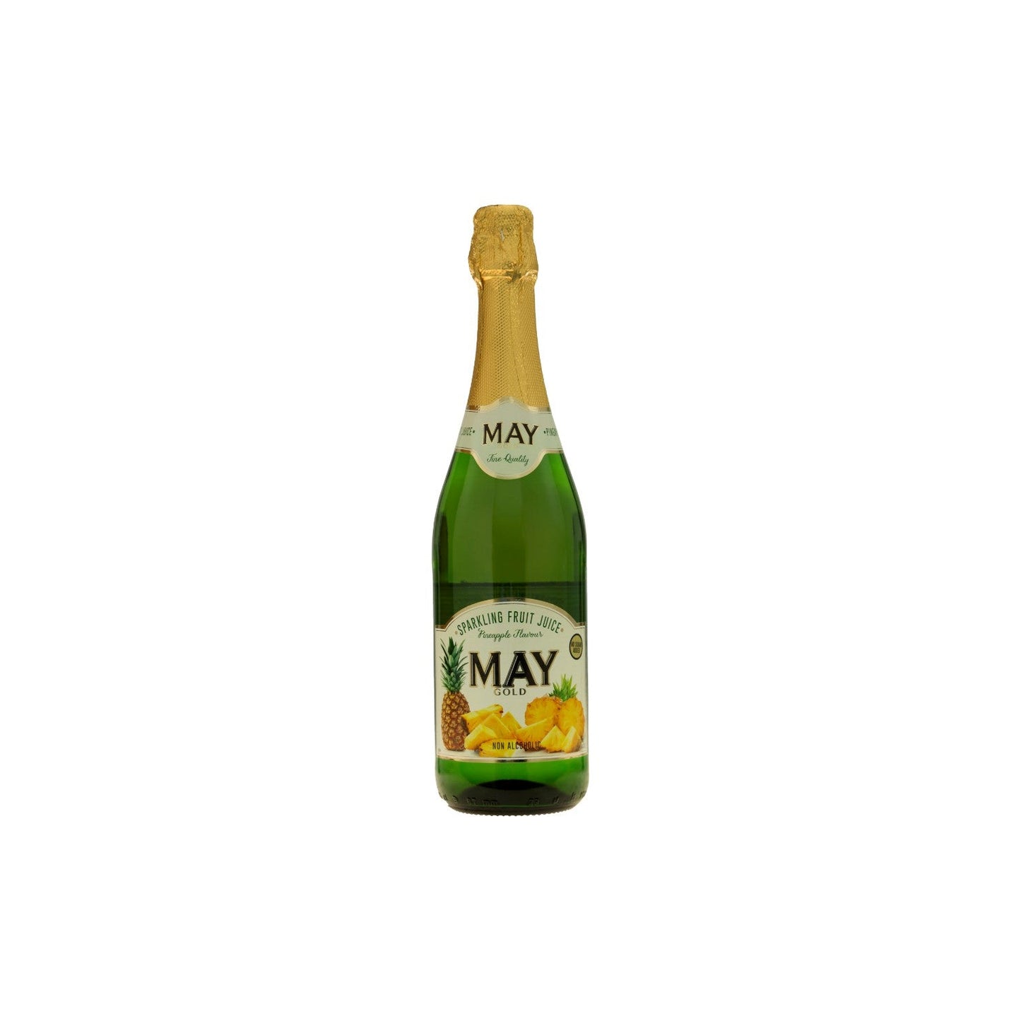 May Pineapple Flavored (non alcoholic) Sparkling Drink 750ml.