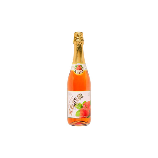 Xana Strawberry Flavored (non alcoholic) Sparkling Drink 750ml.