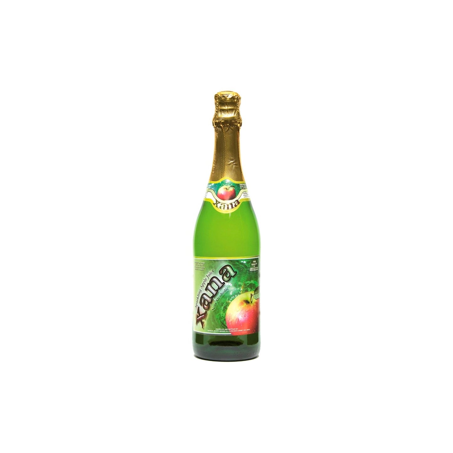 Xana Apple Flavored (non alcoholic) Sparkling Drink 750ml.