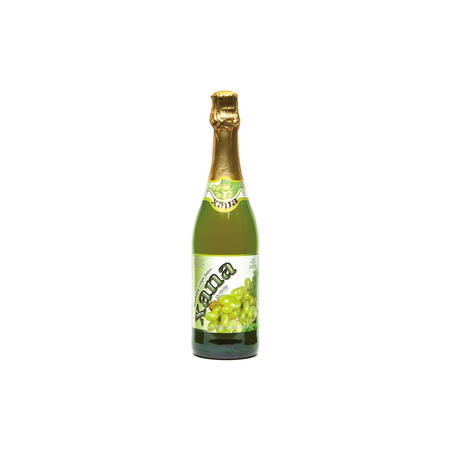 Xana White Grape Flavored (non alcoholic) Sparkling Drink 750ml.