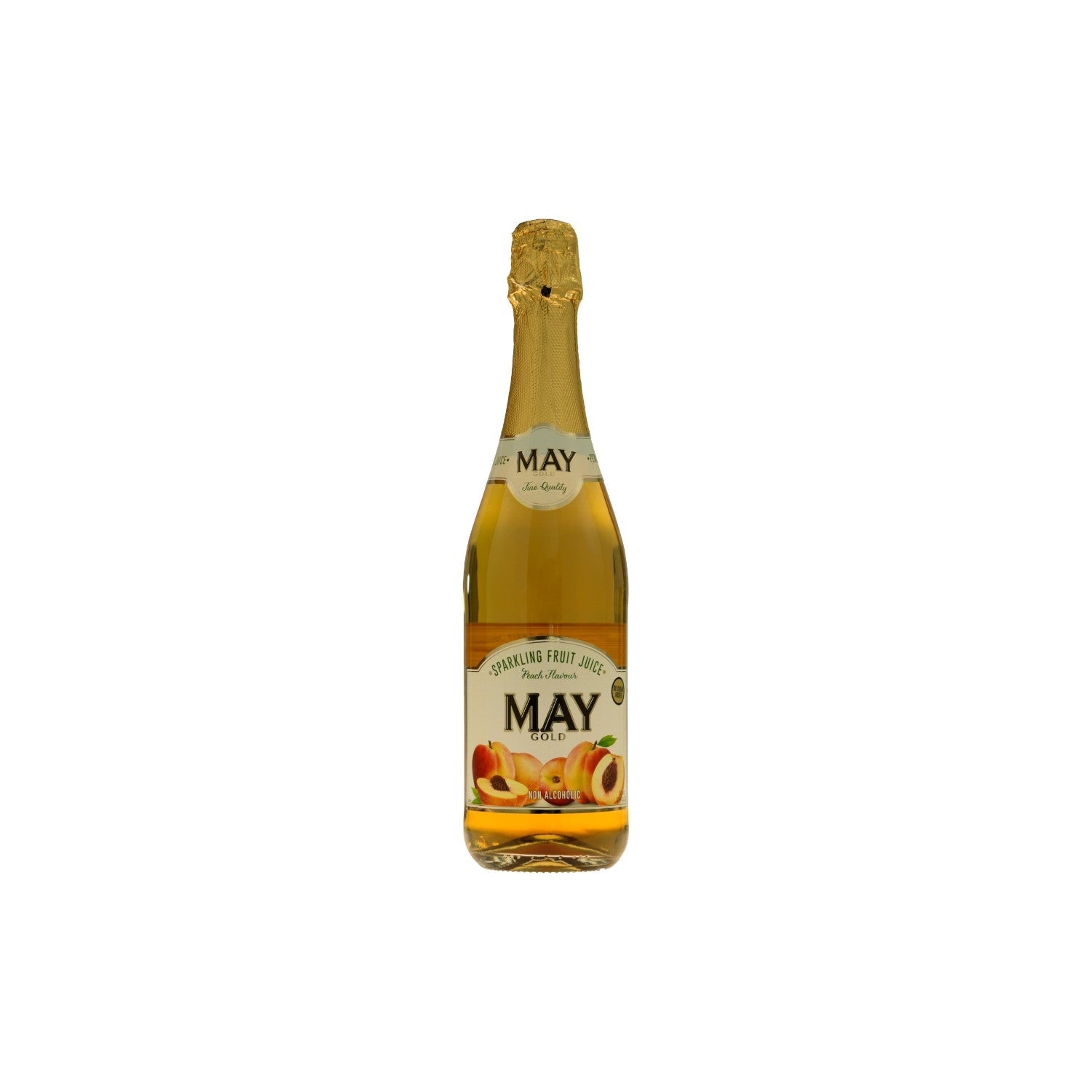 May Peach Flavored (non alcoholic) Sparkling Drink 750ml.