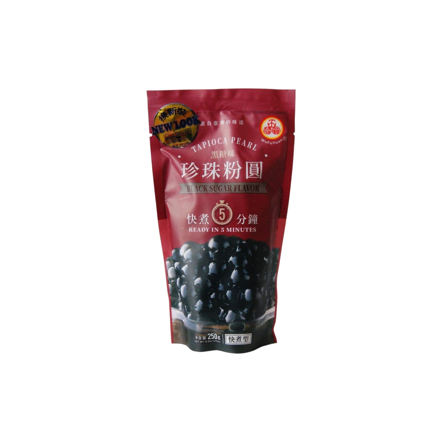 Wufu Yuan Black Sugar Flavor Tapioca Pearl 250g