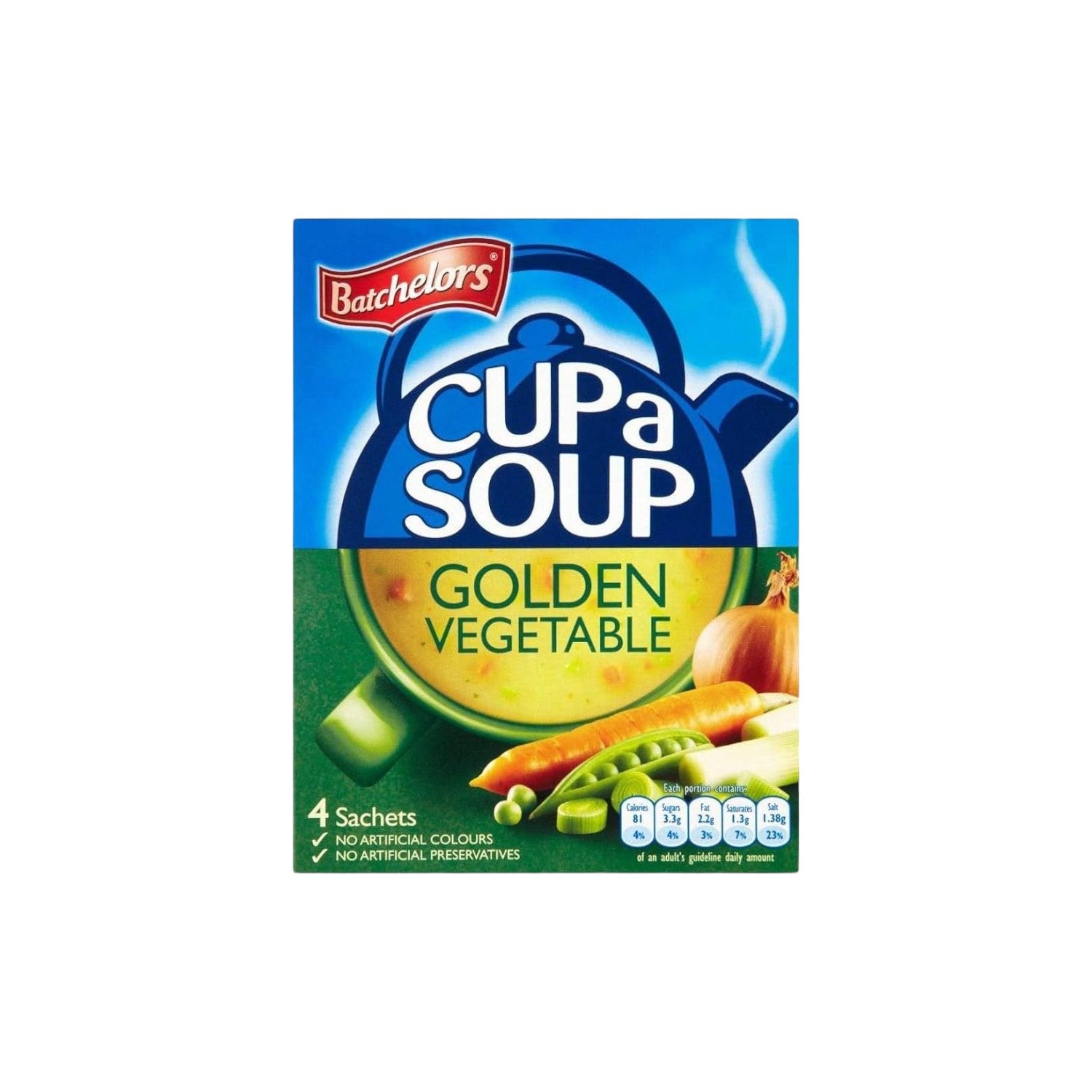 Batchelors Cup a Soup Golden Vegetable 4 Sachets.