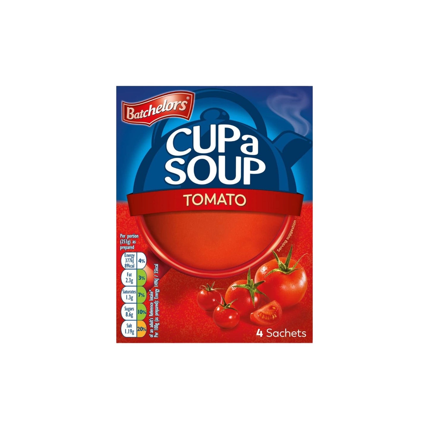 Batchelors Cup a Soup Tomato 4 Sachets.