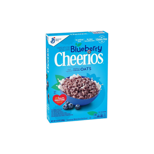 General Mills Blueberry Cheerios Sweetened Whole Grain Oats Cereal 309g.