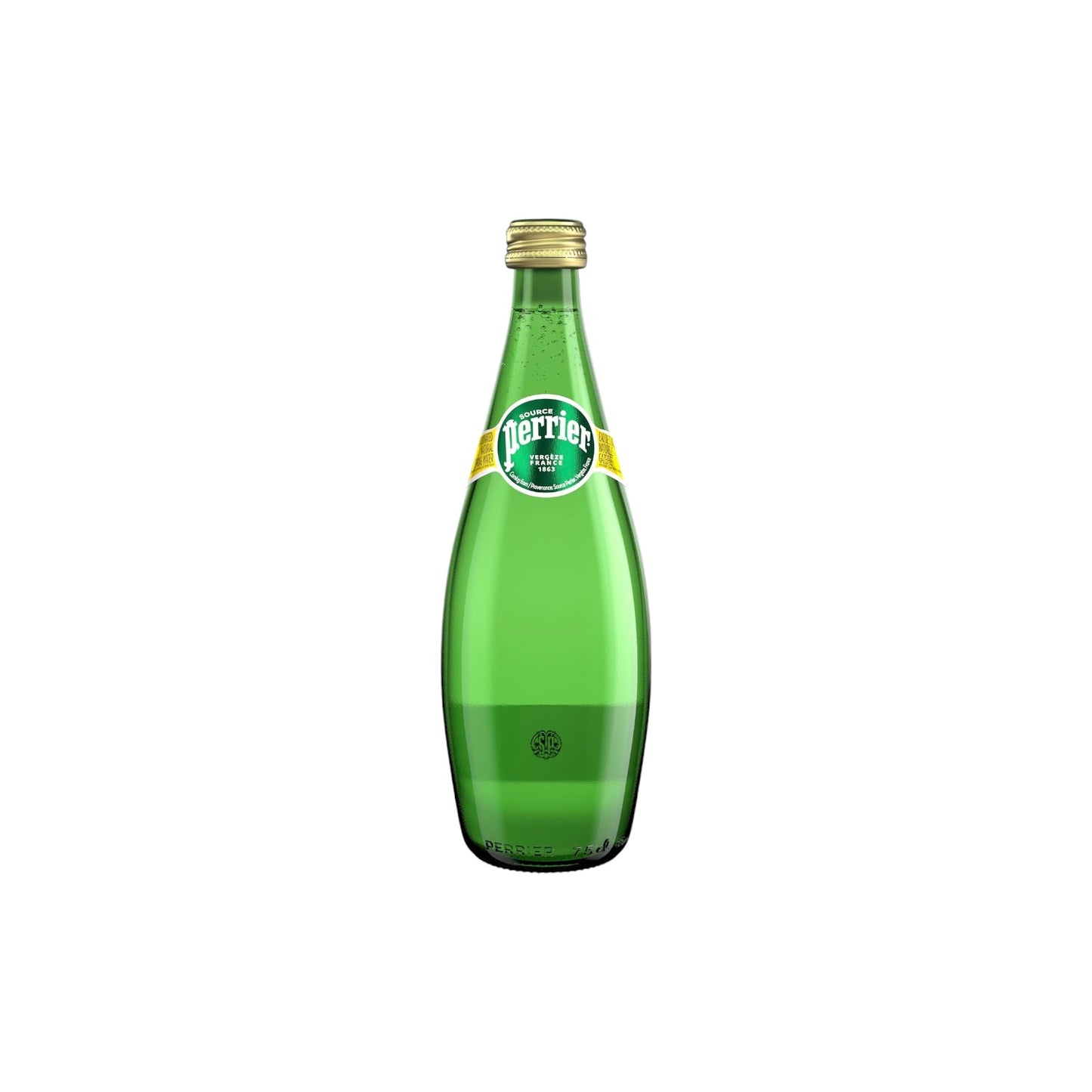 PERRIER Sparkling Carbonated Mineral Water 750ml.(glass bottle)