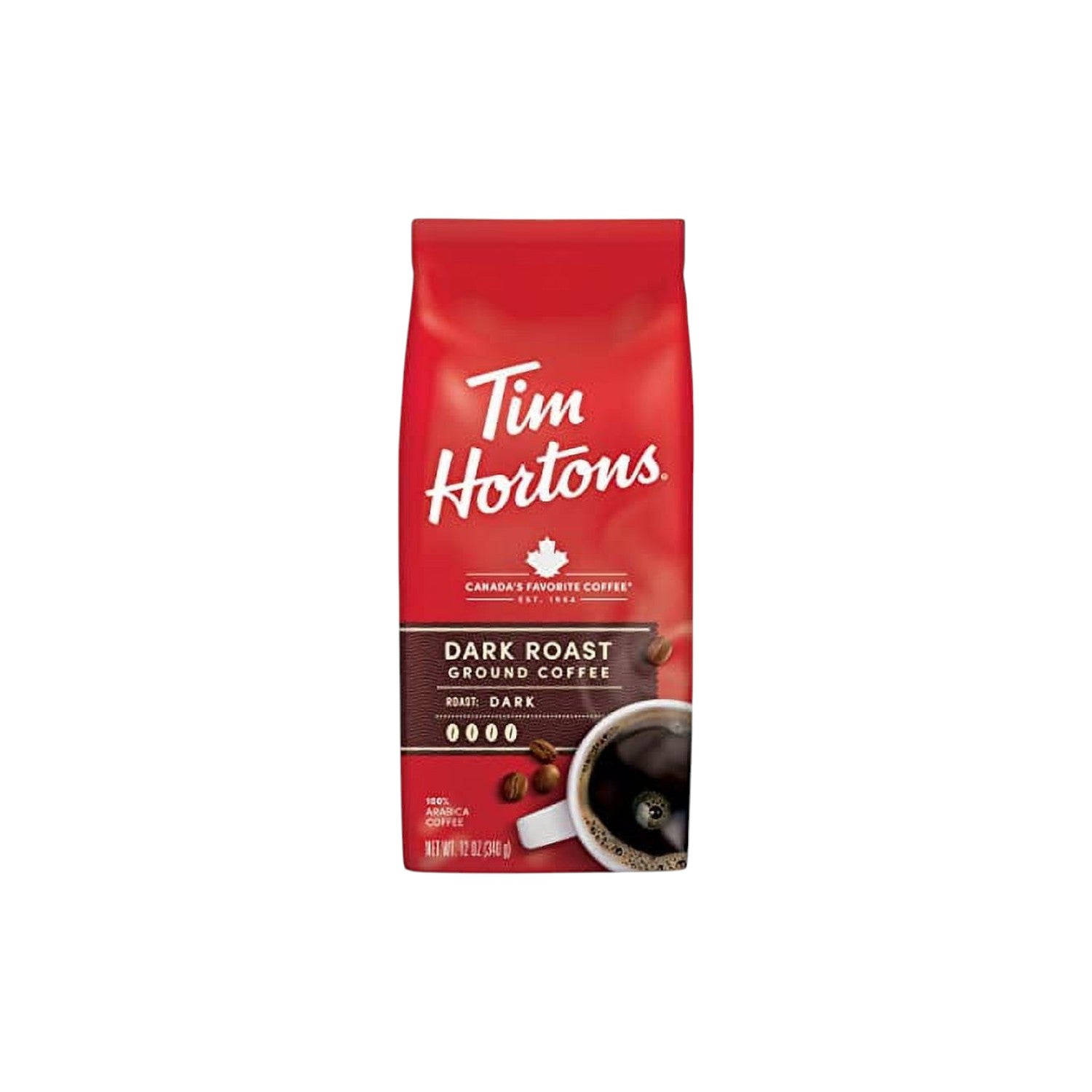 Tim Hortons Dark Roast Ground Coffee 340g