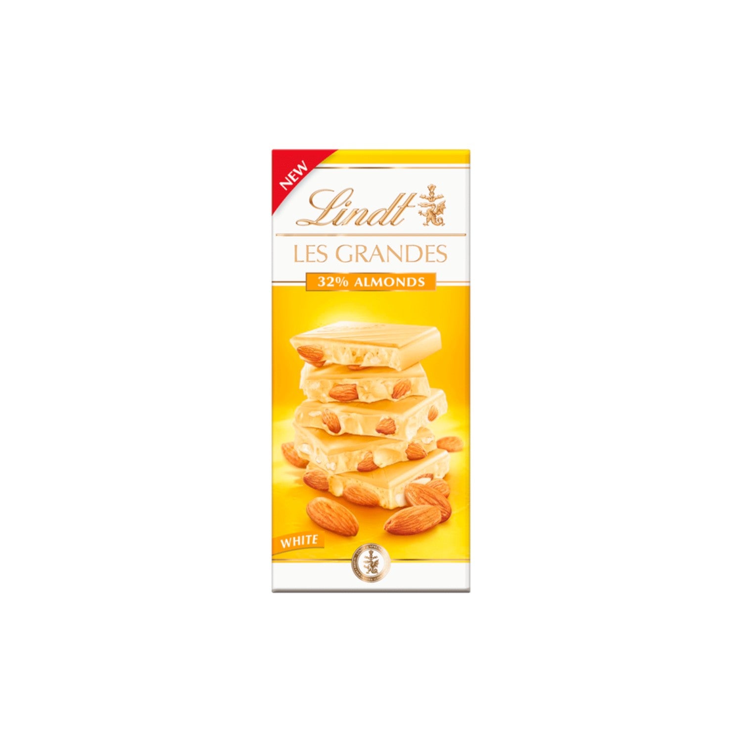 Lindt Les Grandes White Almond Bar 150g.