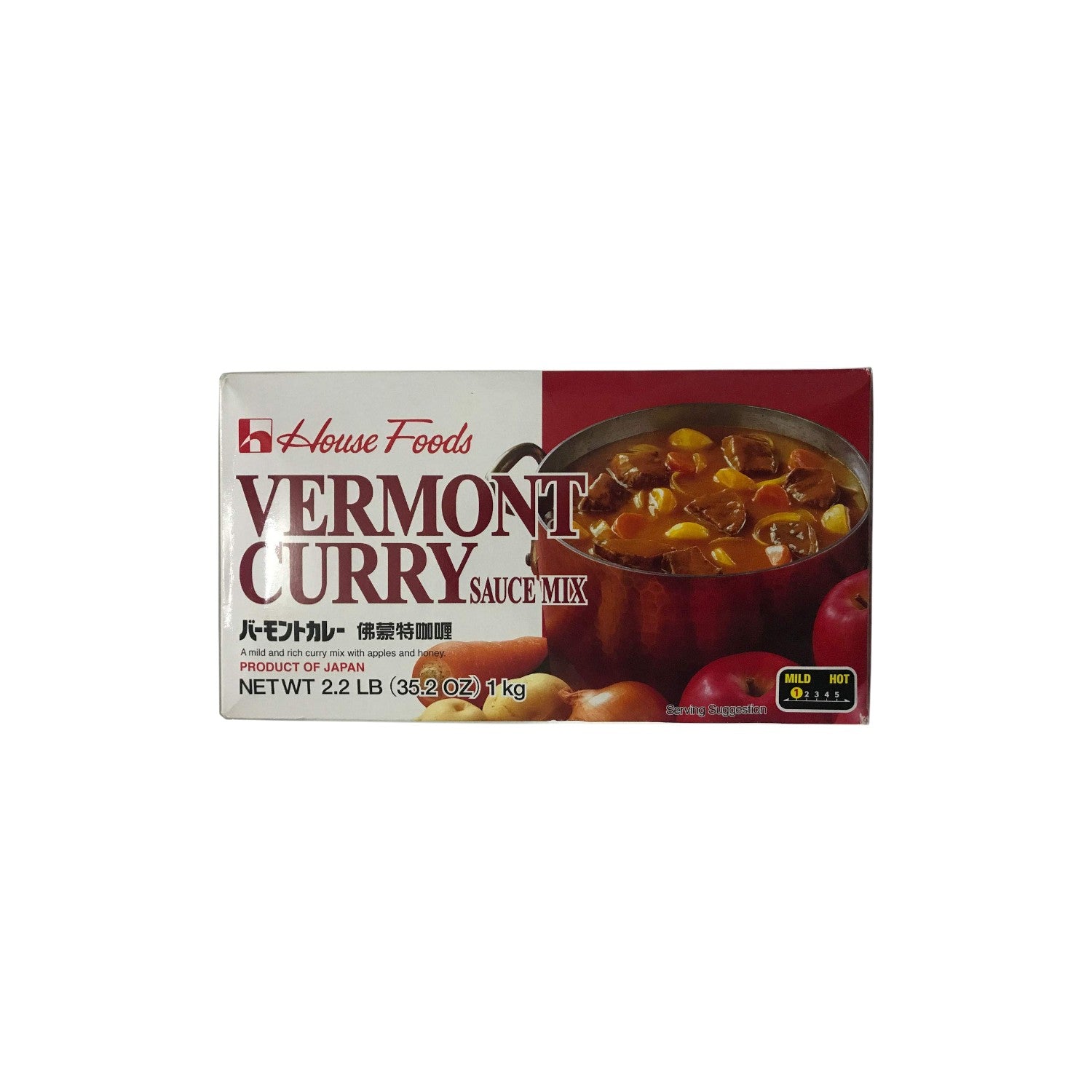 House Foods Vermont Curry Sauce Mix Mild 1kg