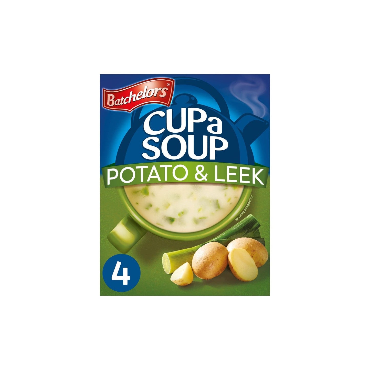 Batchelors Cup a Soup Potato & Leek 4 Sachets.