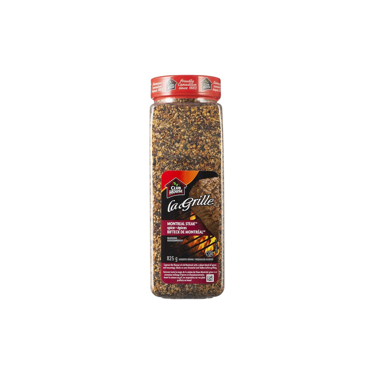 McCormick Club House La Grille Montreal Steak Spice Seasoning 825g