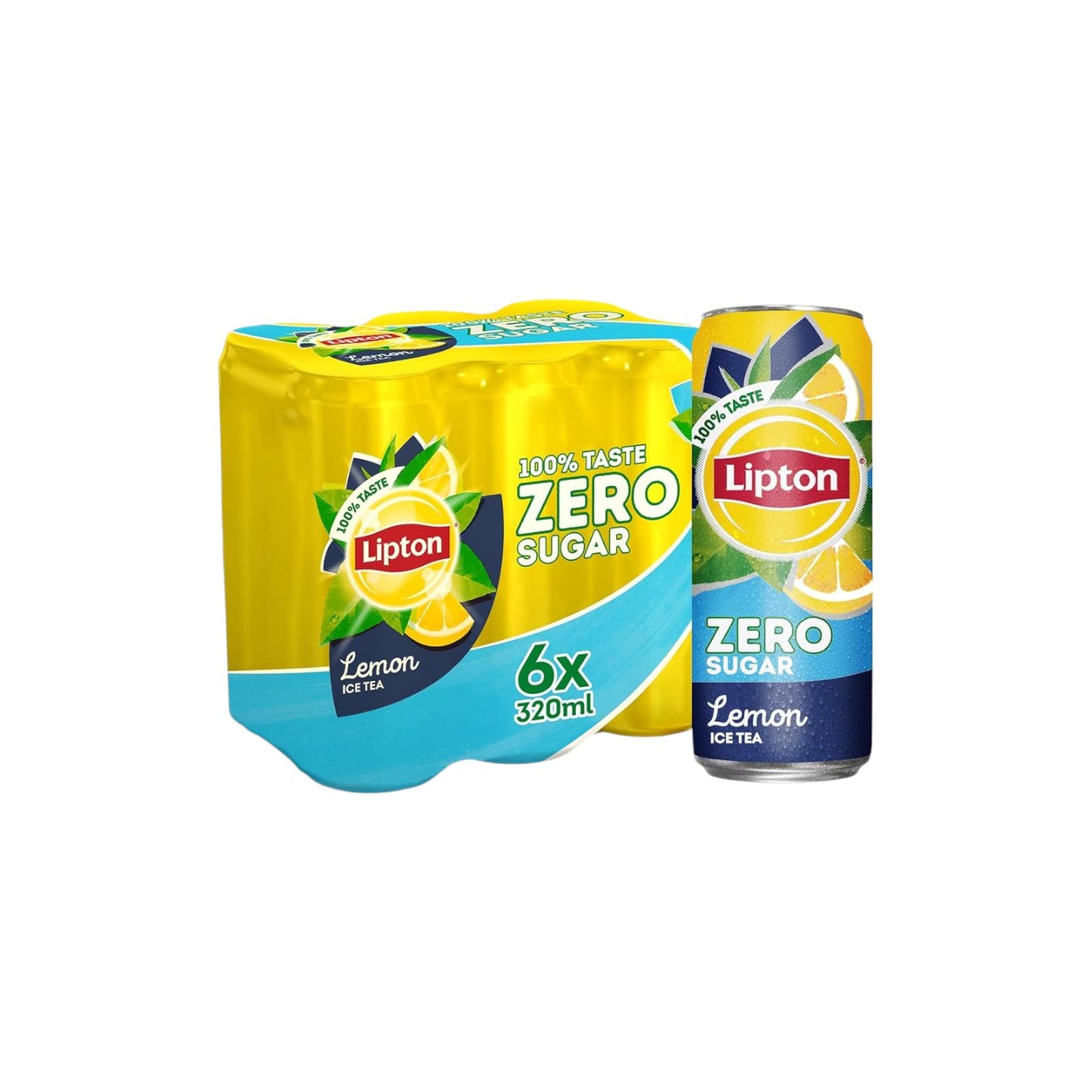 Lipton Lemon Ice Tea (zero sugar) 320ml.