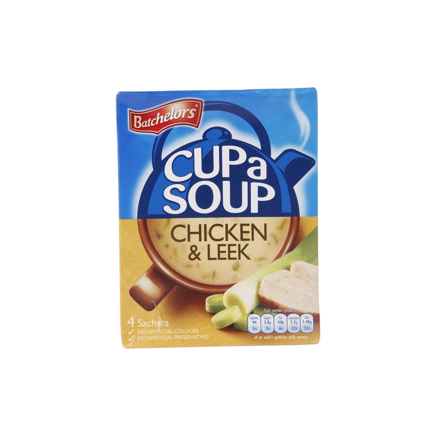 Batchelors Cup a Soup Chicken & Leek 4 Sachets.