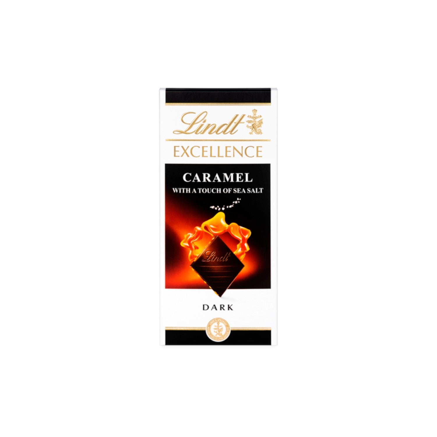 Lindt Excellence Dark Caramel & Sea Salt Bar 100g.