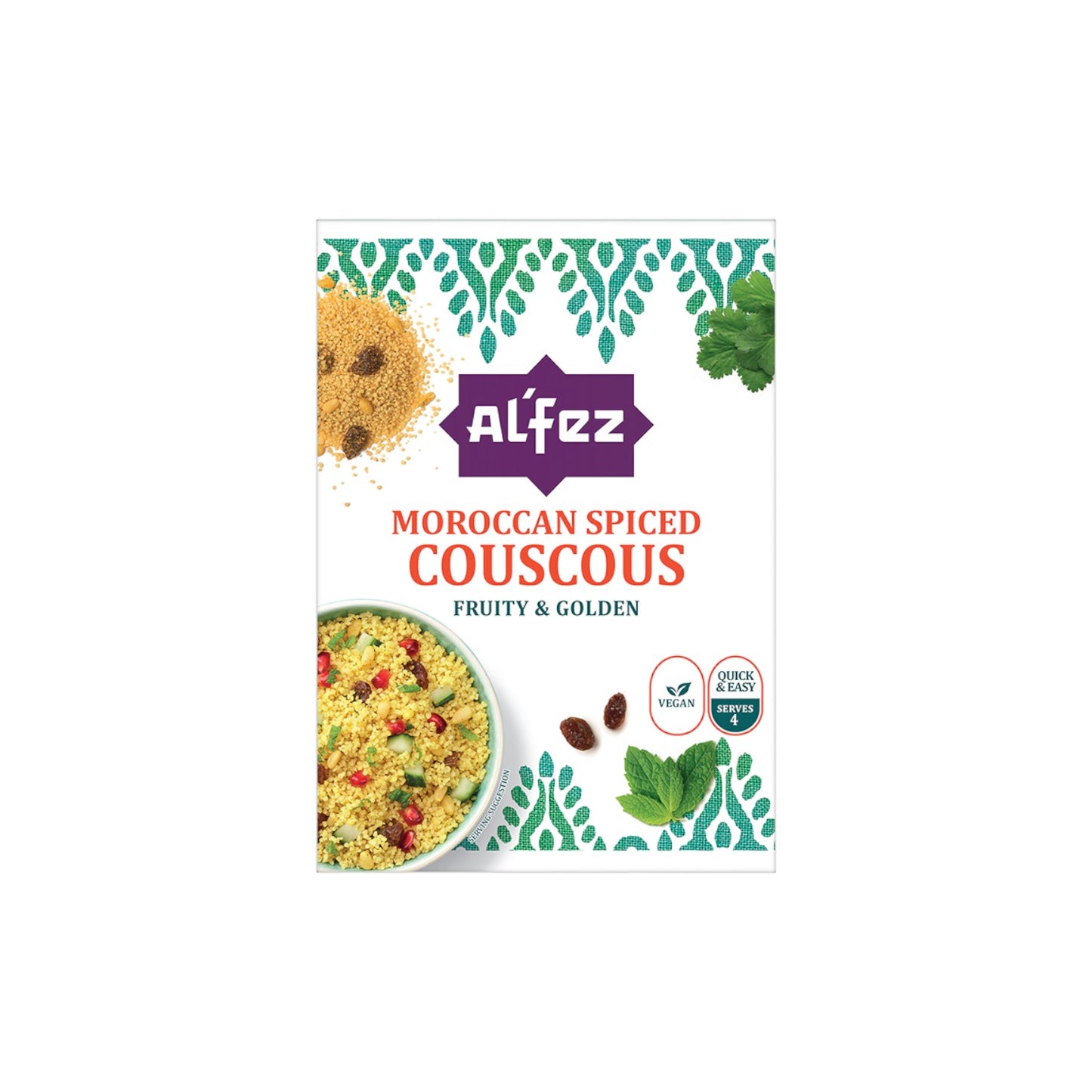 Alfez Moroccan Style Spiced Couscous (Fruity & Golden) 200g