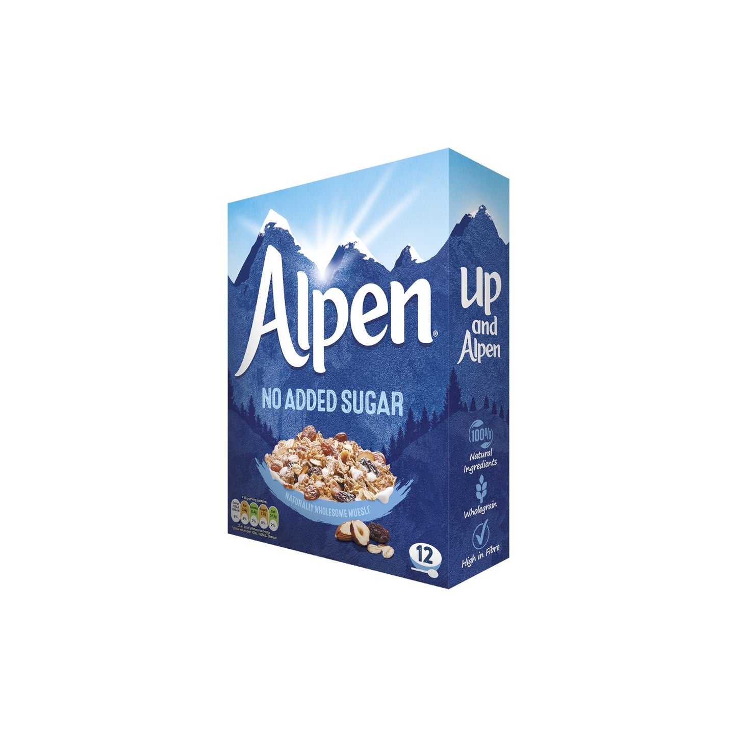 Alpen No Added Sugar (Swiss Style Museli) 550g