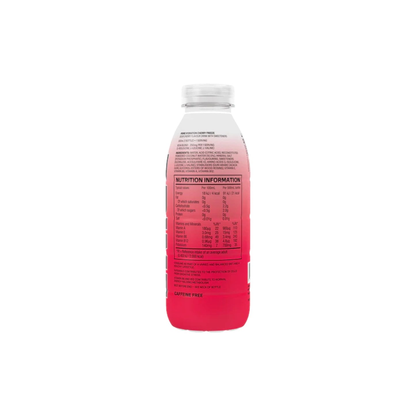 PRIME Cherry Freeze Flavour Hydration Drink 500ml.