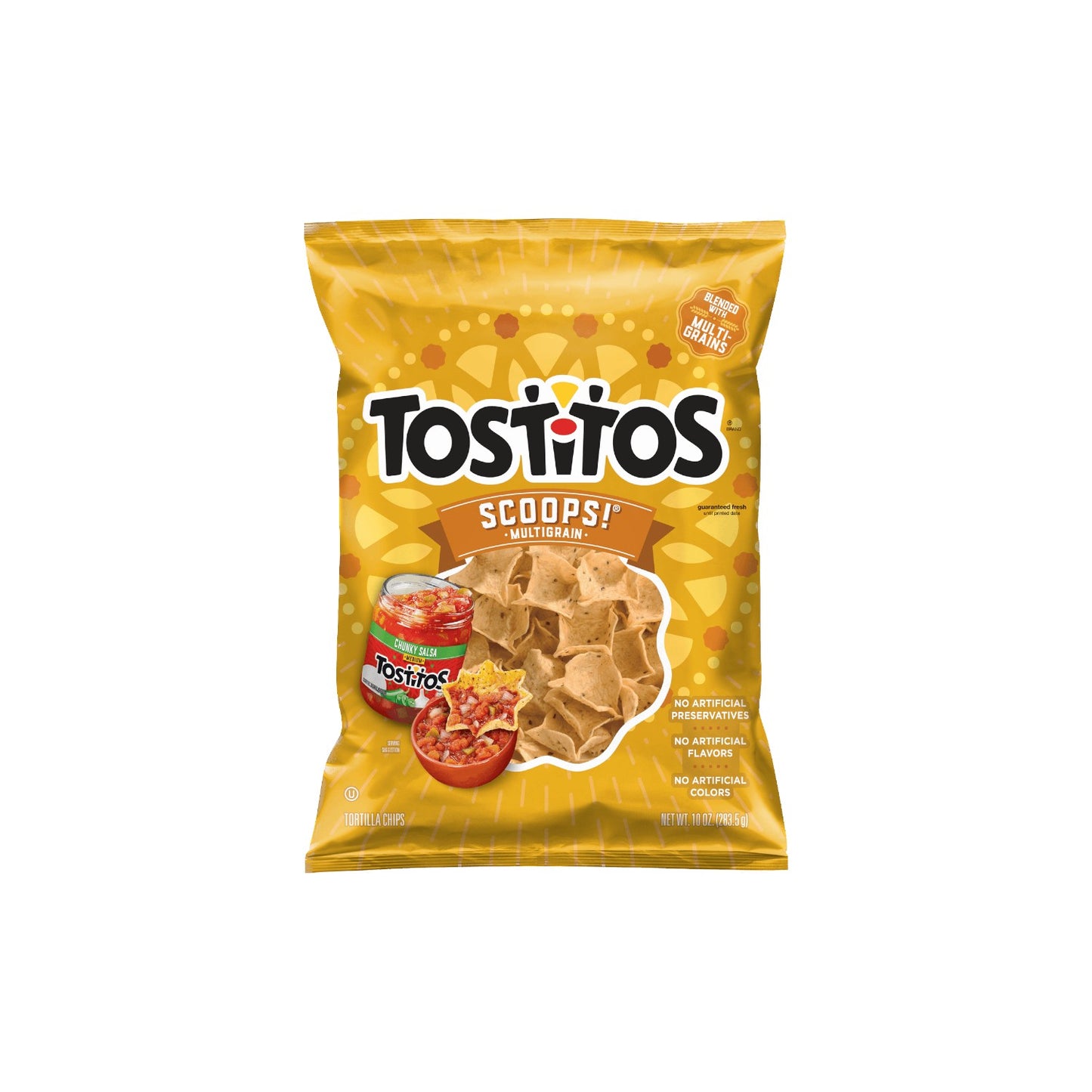 TOSTiTOS Multigrain Scoops Tortilla Chips 283.5g.