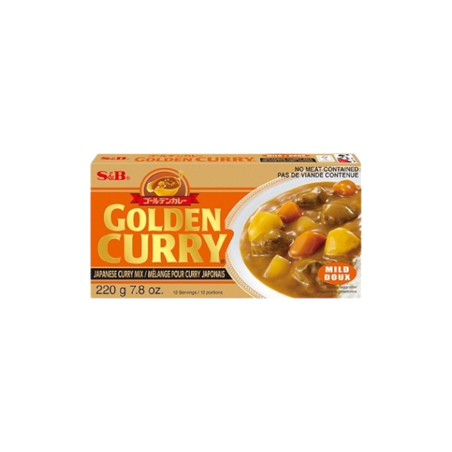 S&B Golden Curry Mix Mild 220g.