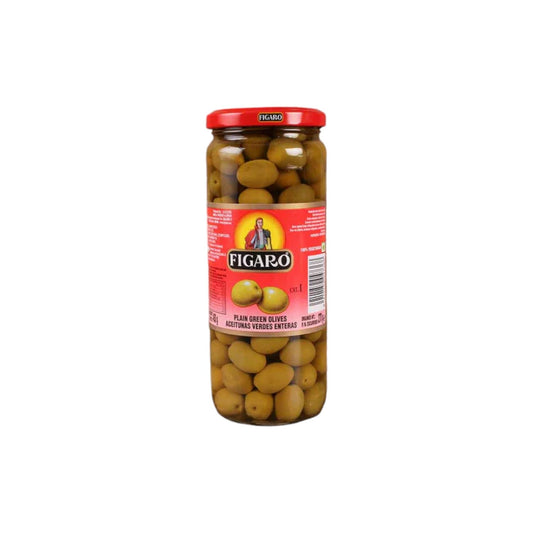 Figaro Green Olives 420g.(Drained Wt 212g)