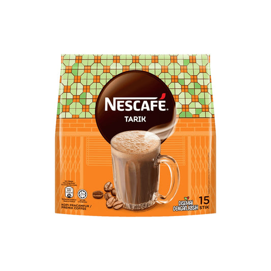 NESCAFE Tarik Instant Coffee 15 Sticks.