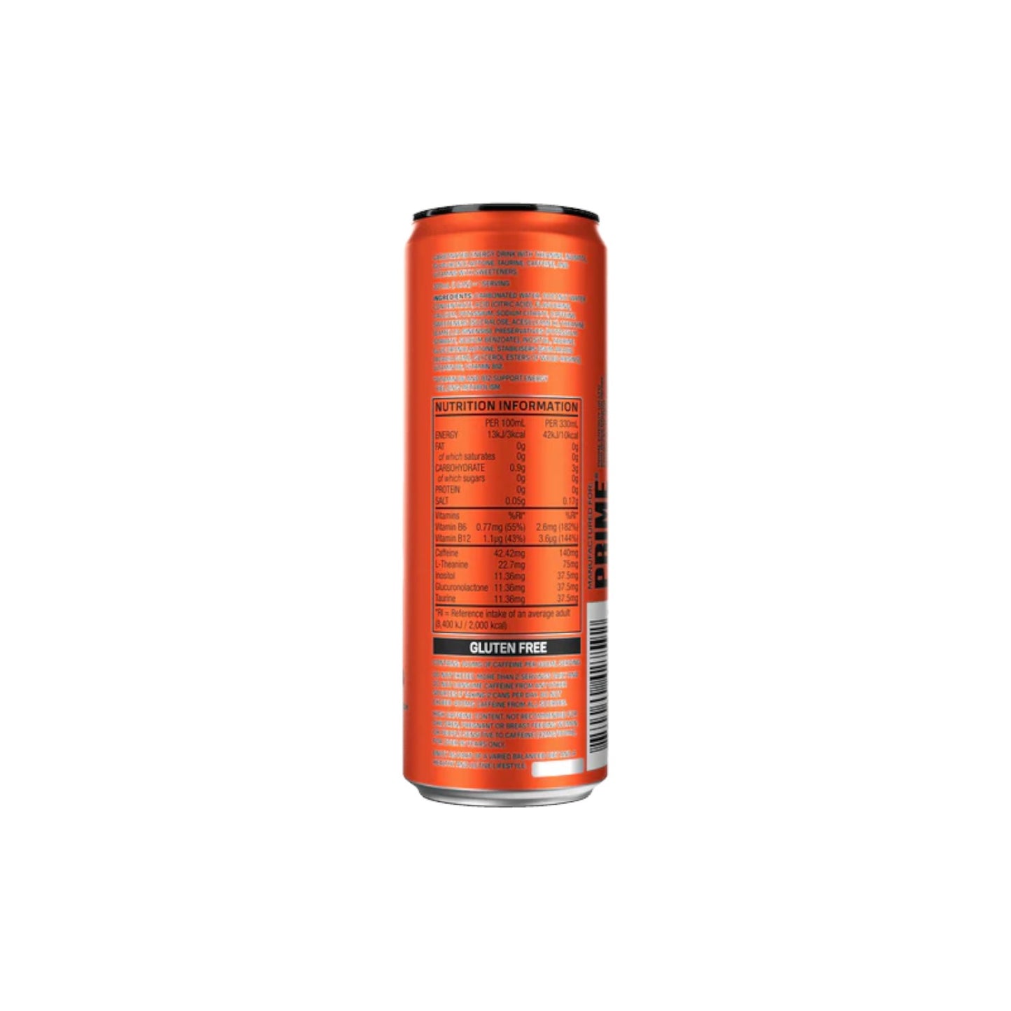 PRIME Orange Mango Flavour Energy Drink 330ml.