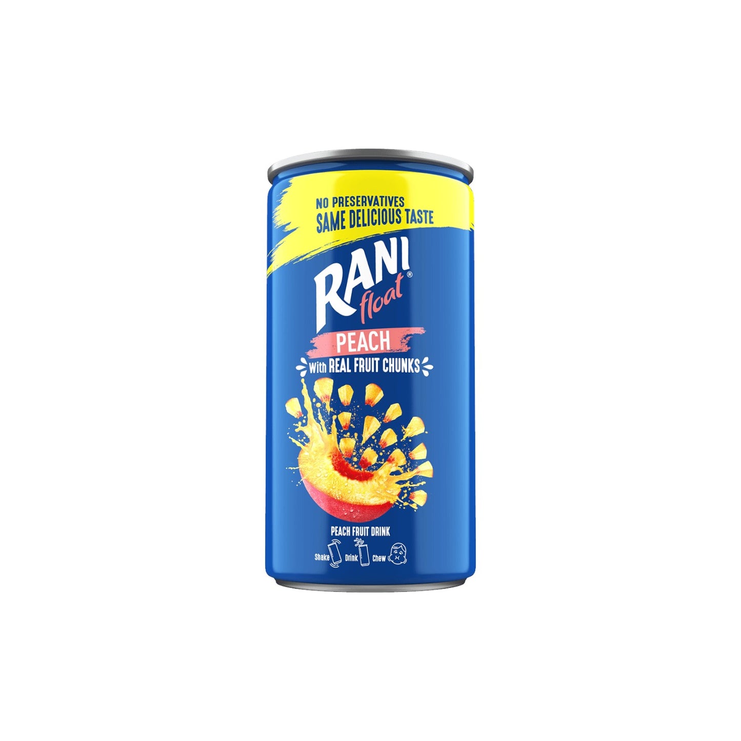 RANI Float Peach Fruit Juice. (With Real Fruit Chunks)