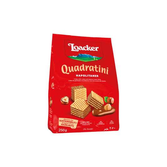 Loacker Napolitaner Crispy Wafer 250g.