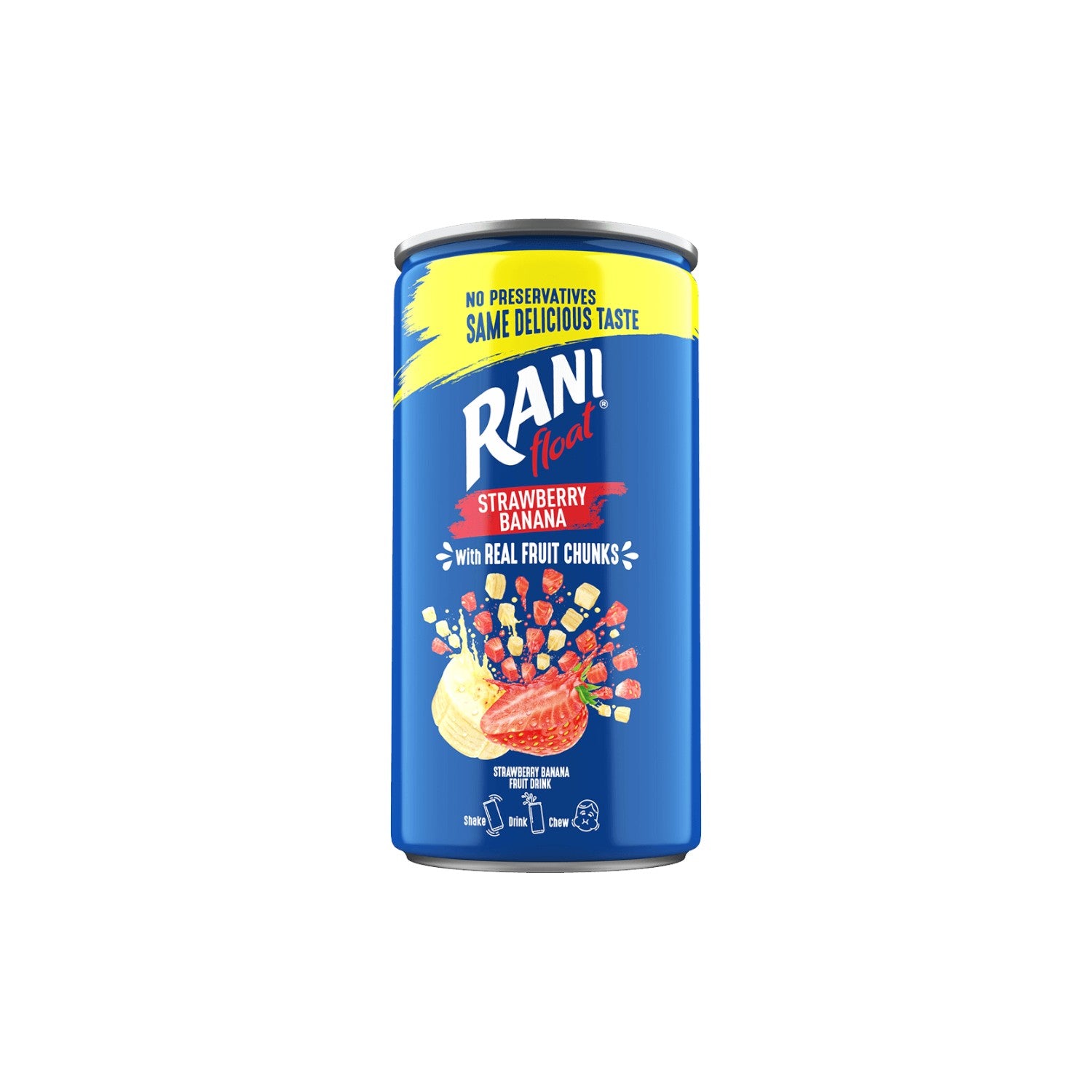 RANI Float Strawberry & Banana Fruit Juice. (With Real Fruit Chunks)