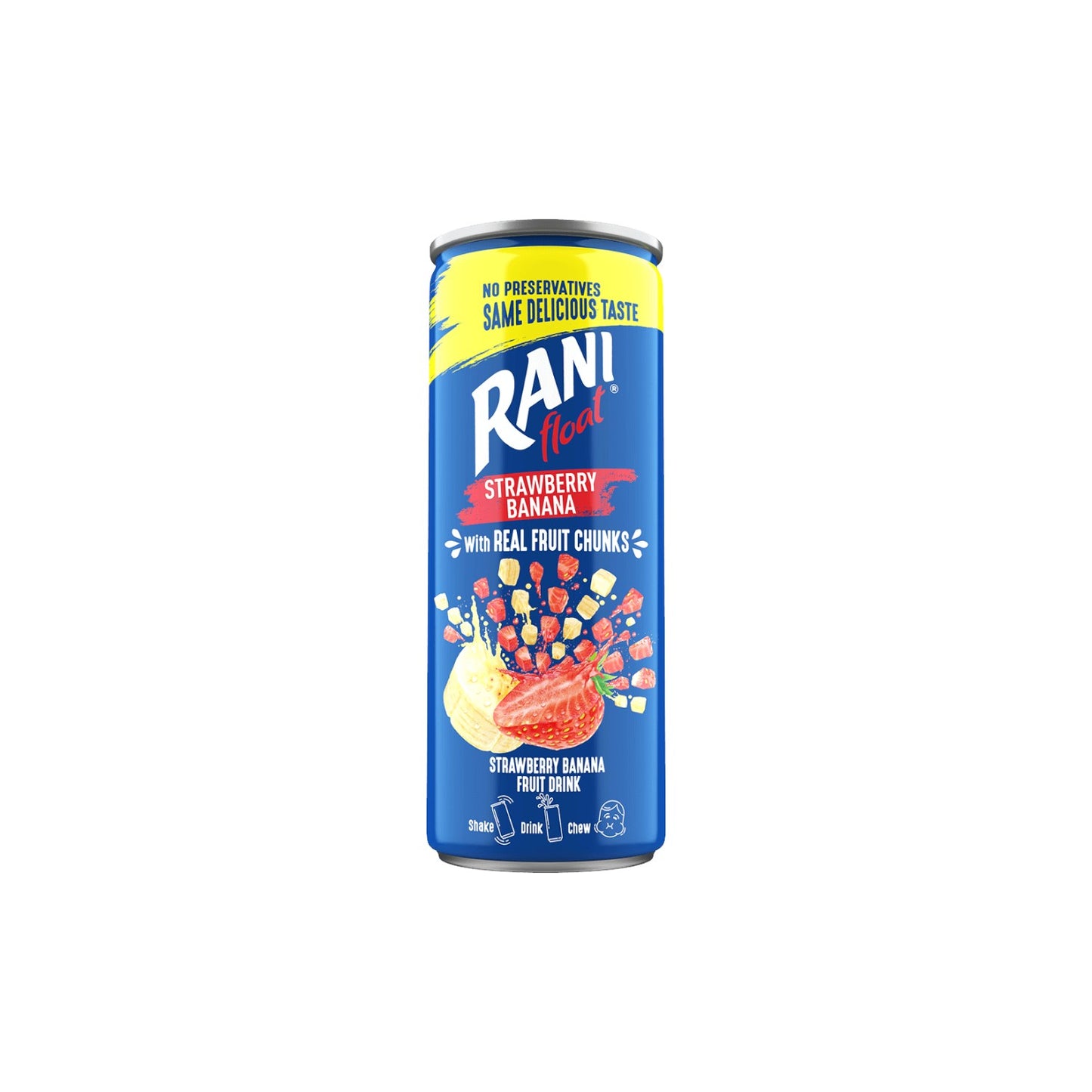 RANI Float Strawberry & Banana Fruit Juice. (With Real Fruit Chunks)