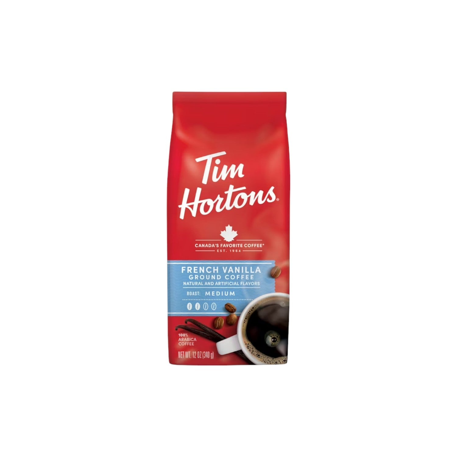 Tim Hortons French Vanilla Ground Coffee 340g